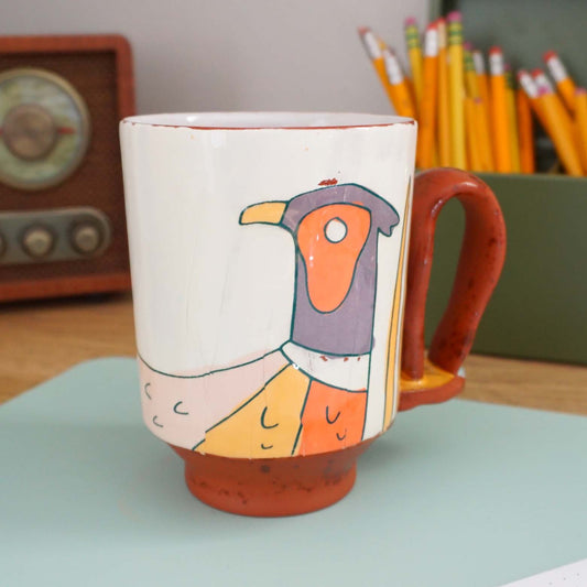Pheasant Loop Handle Mug