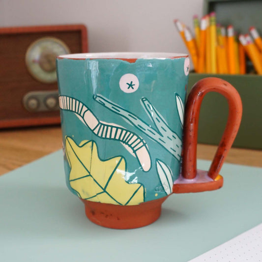 Forest Floor Loop Handle Mug