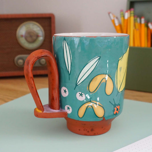 Forest Floor Loop Handle Mug