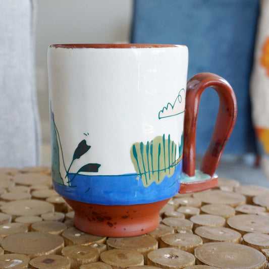 Goose Butt Loop Handle Mug