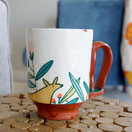 Deer Loop Handle Mug