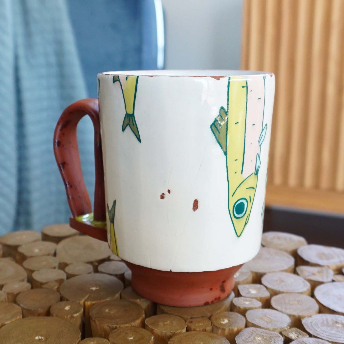 Minnow Bait Loop Handle Mug