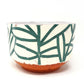 Bold Botanical Cereal Bowl Teal on White