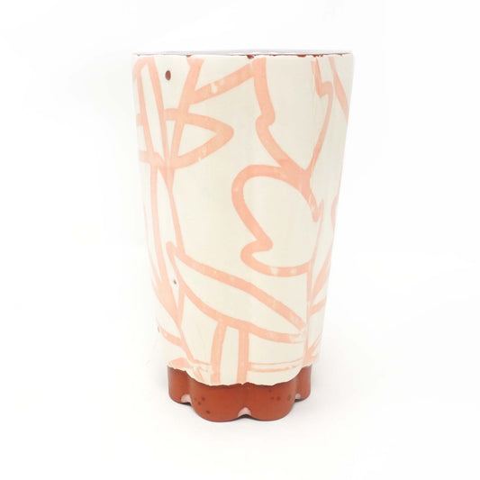 Bold Botanical Tumbler Cup Pink