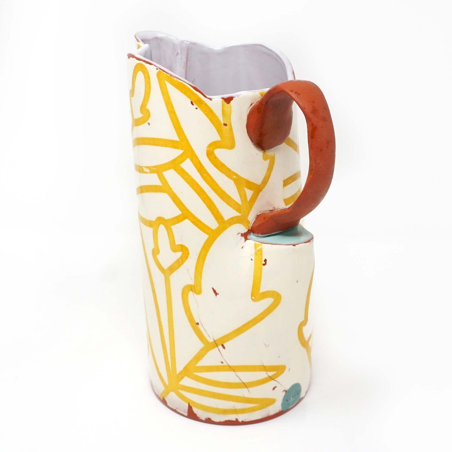 Bold Botanical Pitcher Chartreuse