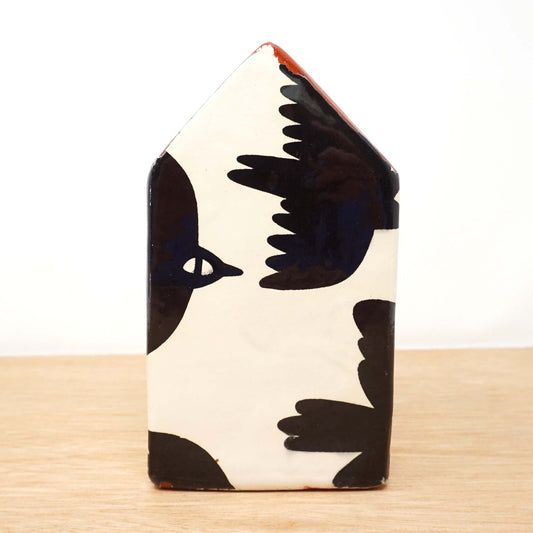 Black Birds 6" House Sculpture