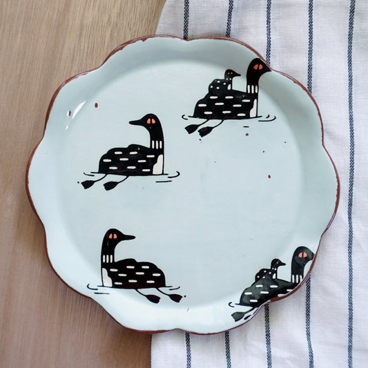 Loon Dessert Plate PRE-ORDER 6-8 WEEKS