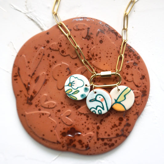 Multi-Charm Necklace: Pond and Grove