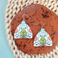 Hidden Moth Dangle Earrings