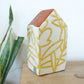 SALE: Bold Botanical Chartreuse 6" House Sculpture