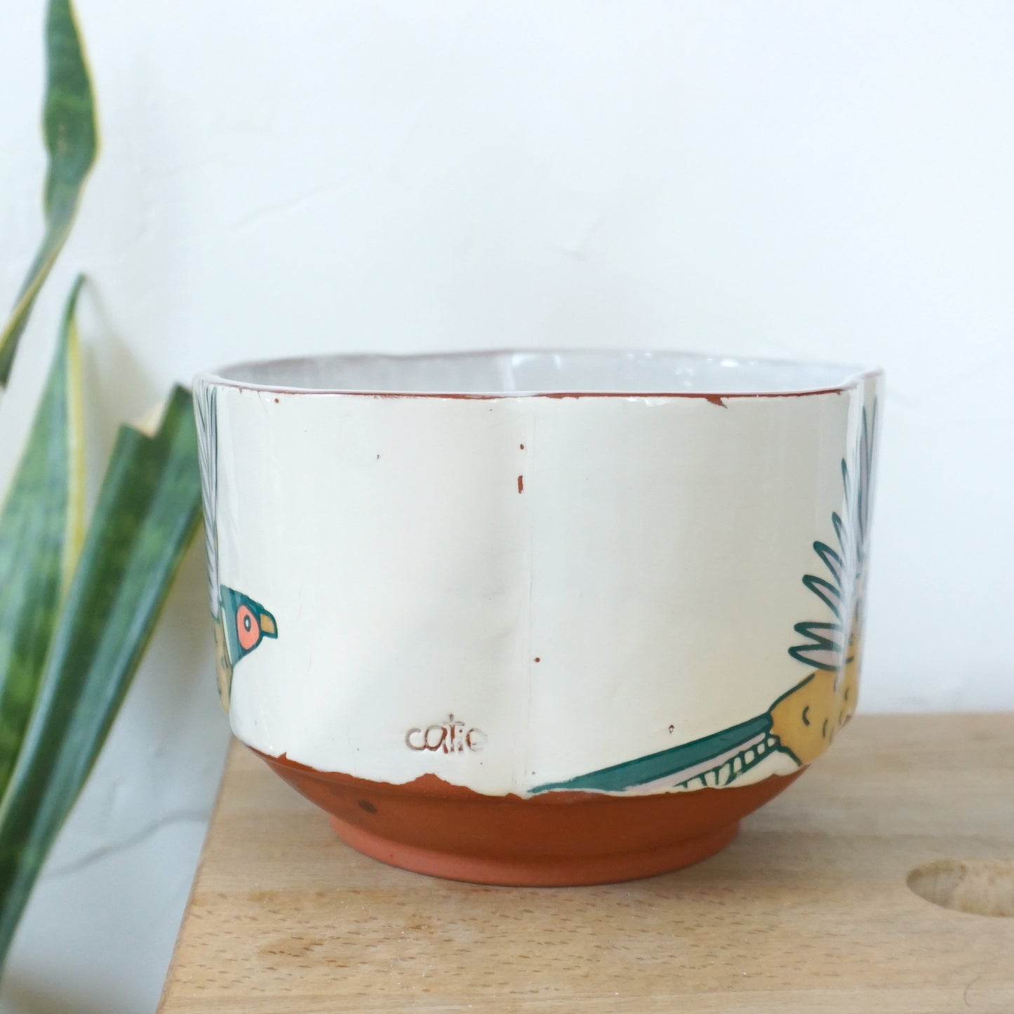 Pheasants Flying Cereal Bowl