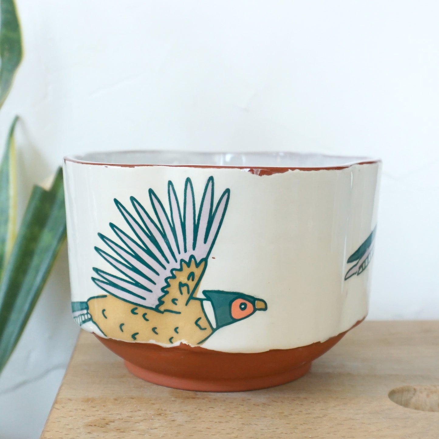 Pheasants Flying Cereal Bowl
