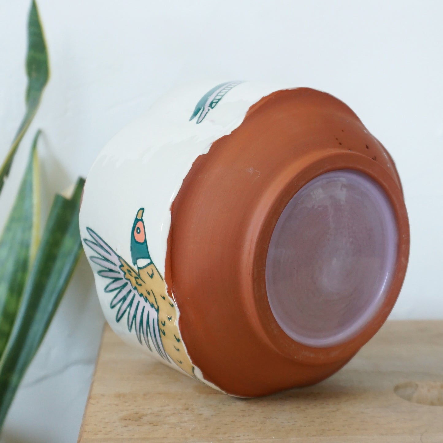 Pheasants Flying Cereal Bowl