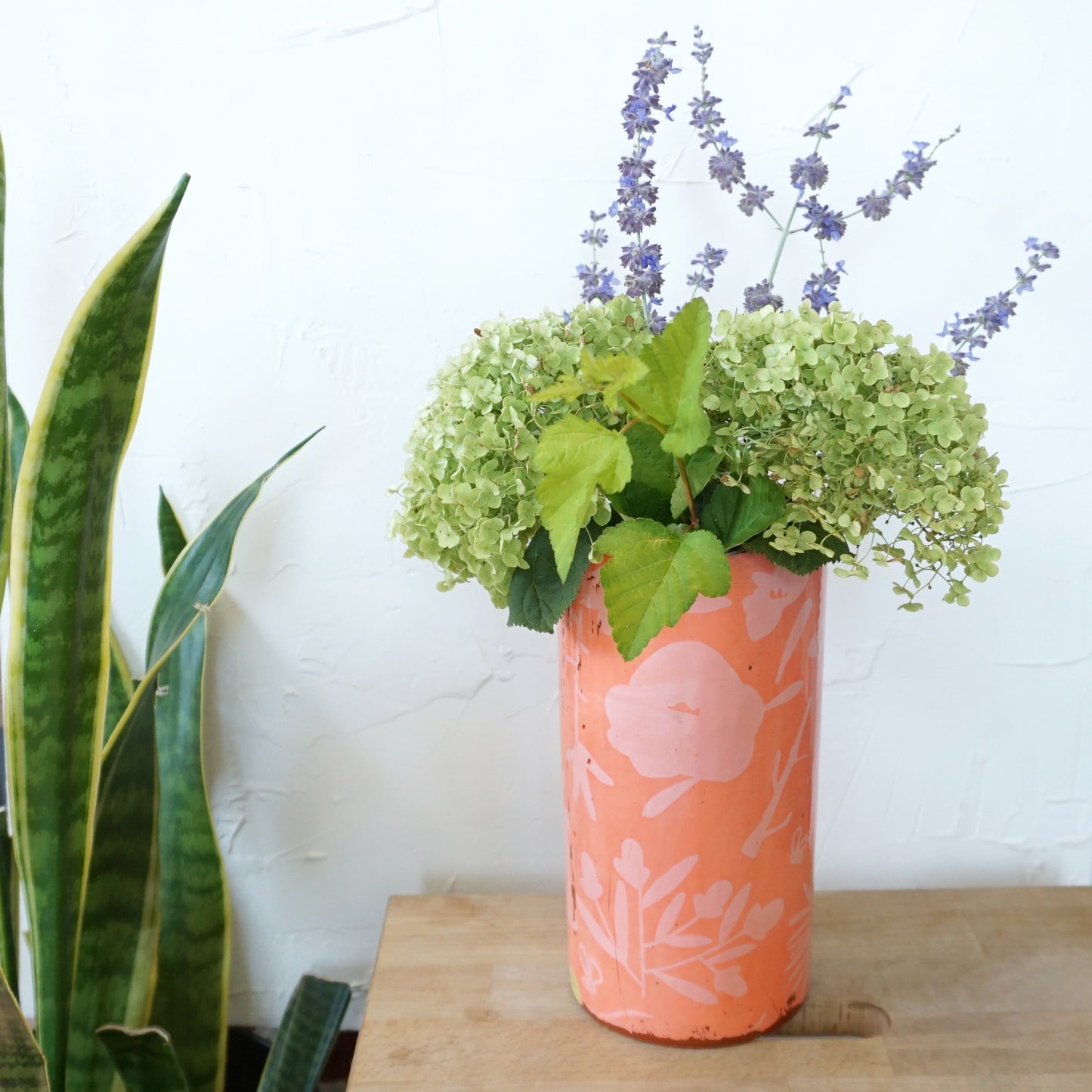 Scatterling Coral Large Vase