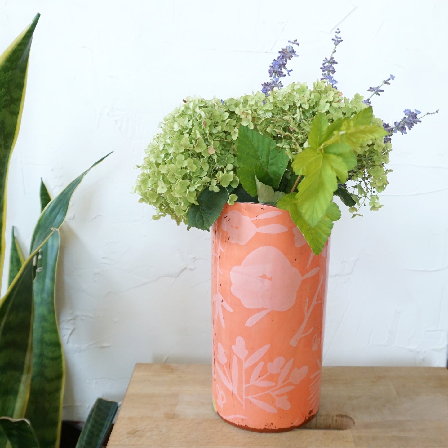 Scatterling Coral Large Vase