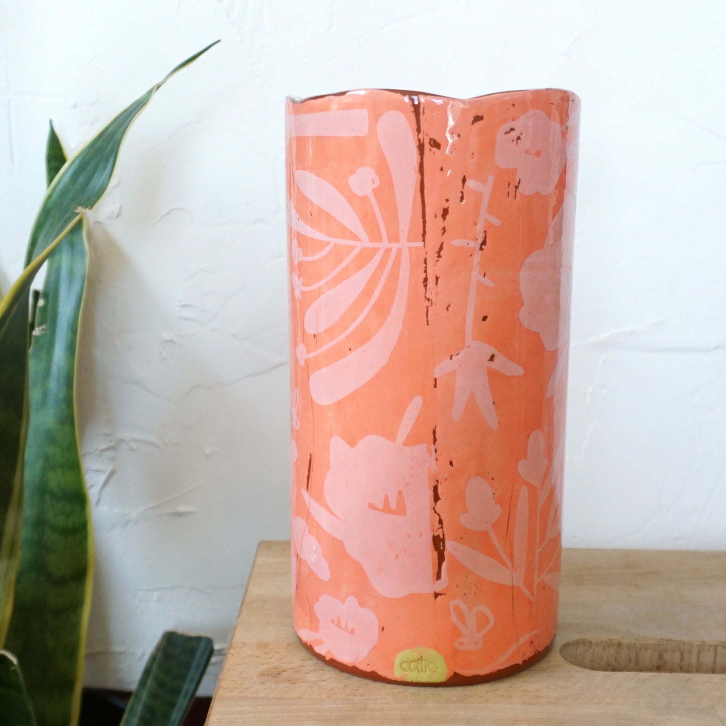 Scatterling Coral Large Vase