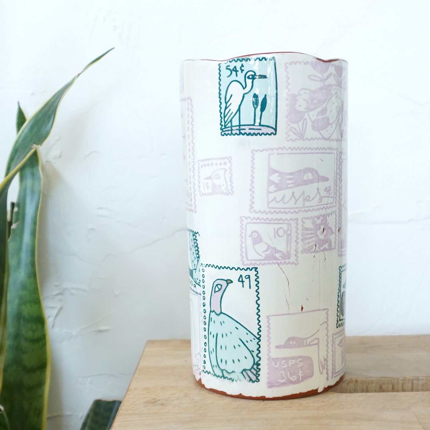 Duck Stamp Large Vase