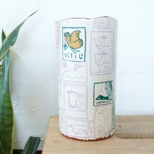 Duck Stamp Large Vase