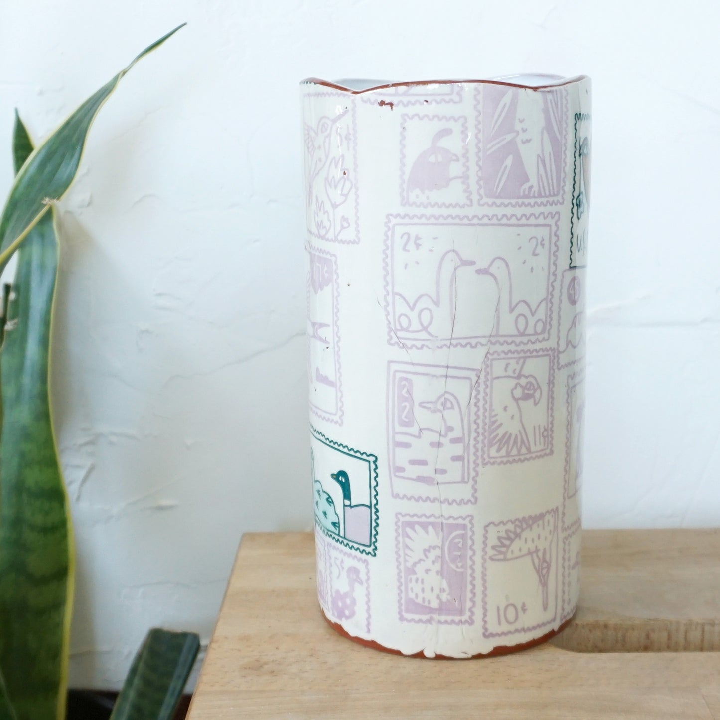Duck Stamp Large Vase