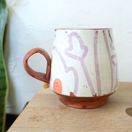Bold Botanical Mug Lavender