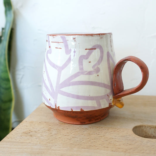 Bold Botanical Mug Lavender