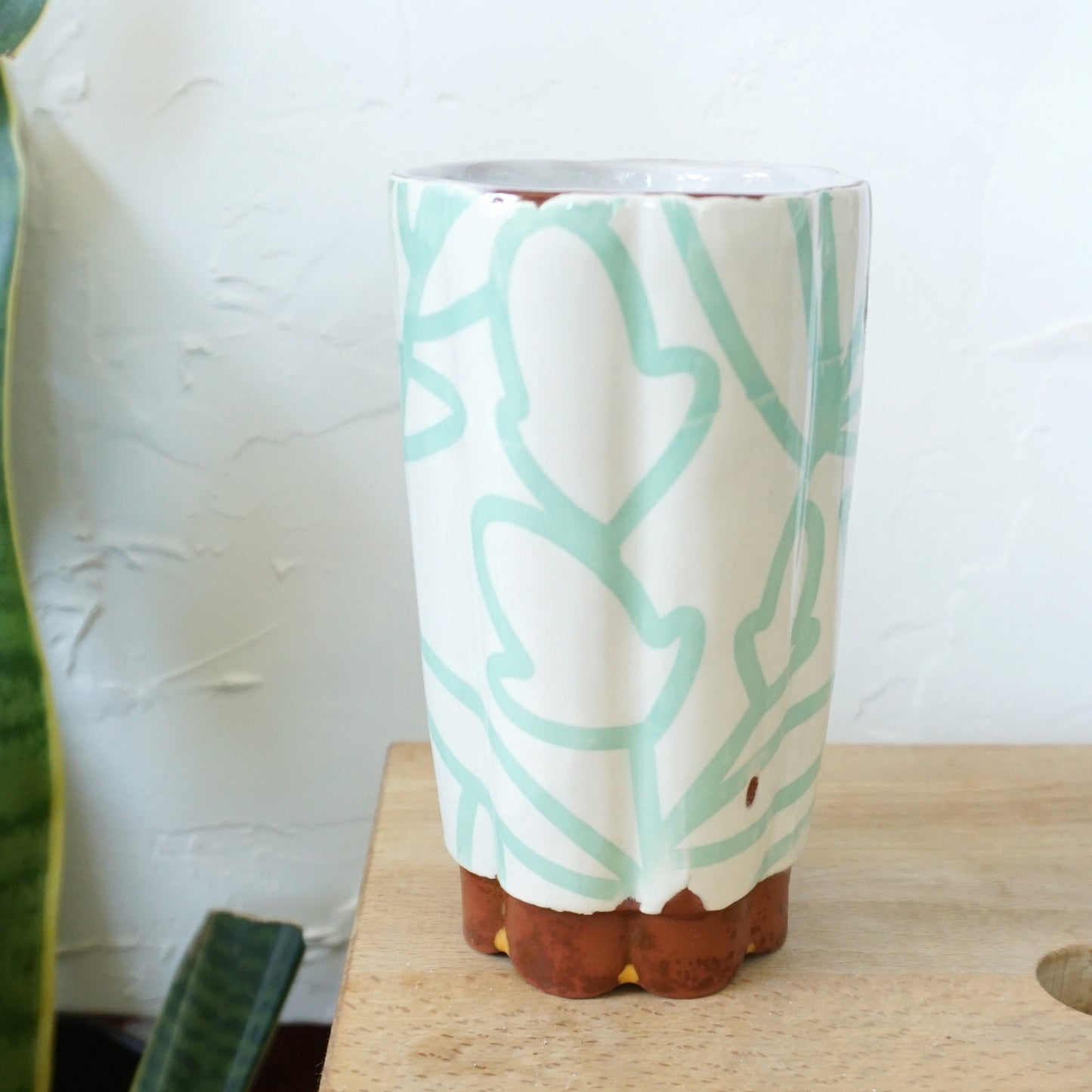 Bold Botanical Tumbler Cup Mint
