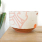 Bold Botanical Cereal Bowl Pink on White