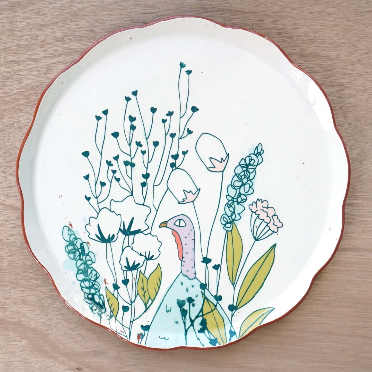 Turkey Meadow Large Platter