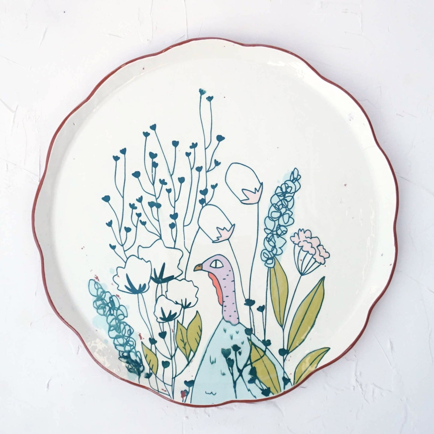 Turkey Meadow Large Platter