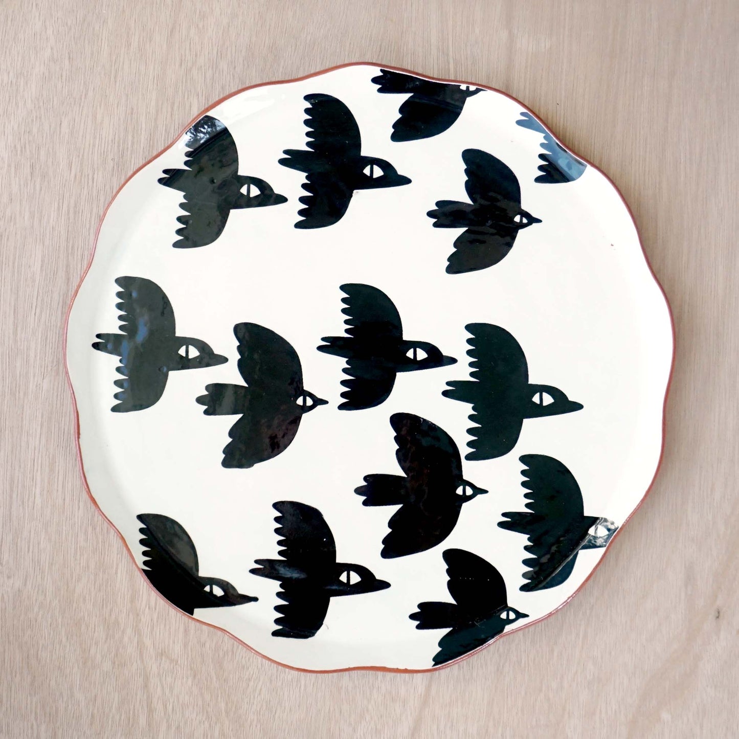 Flock Together Large Platter
