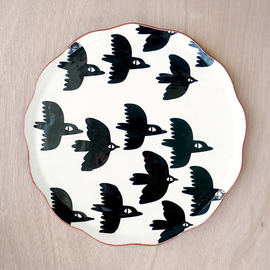 Flock Together Large Platter