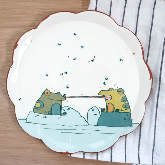 Frog Toad Dinner Plate