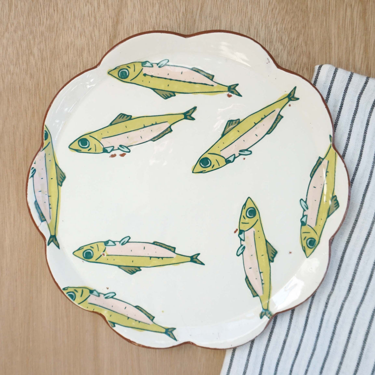 Minnow Bait Dinner Plate