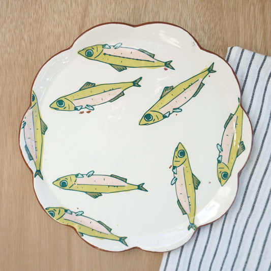 Minnow Bait Dinner Plate