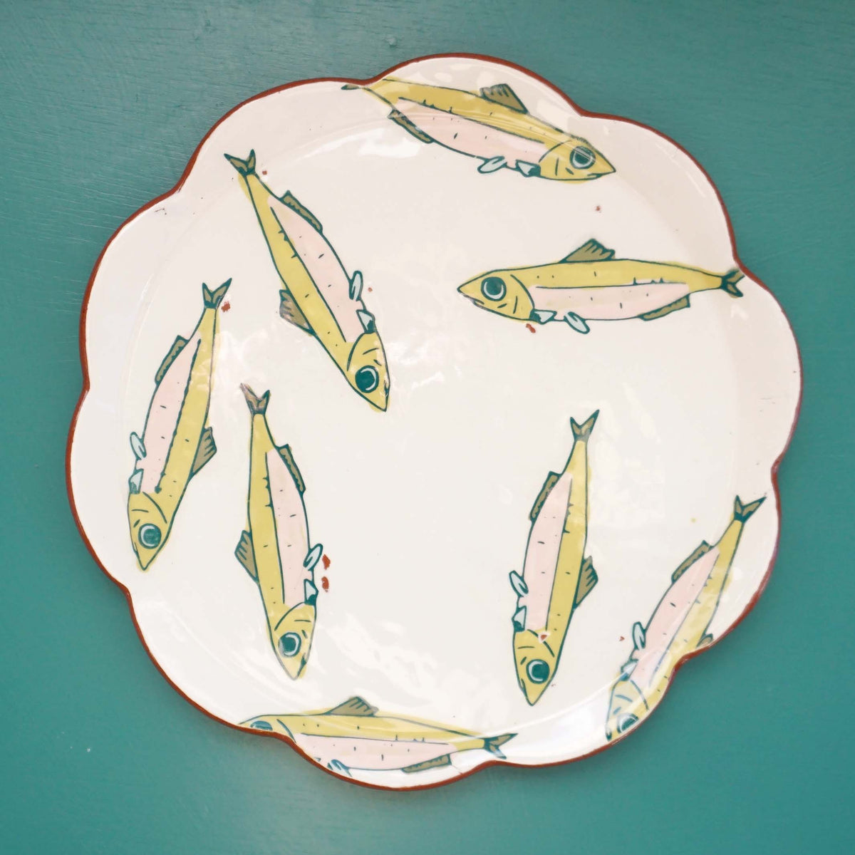 Minnow Bait Dinner Plate