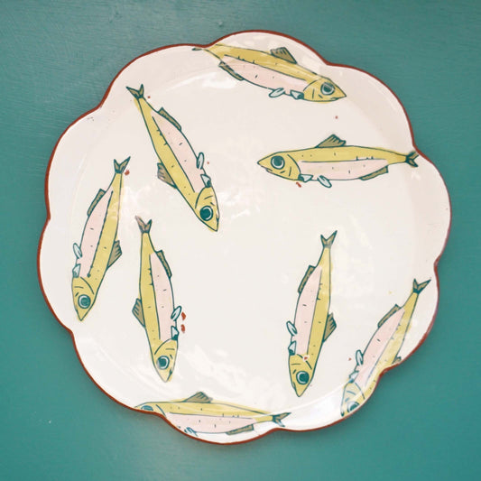 Minnow Bait Dinner Plate