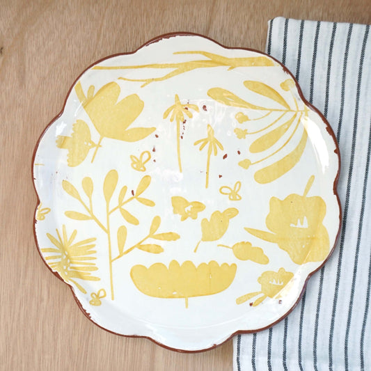 Scatterling Chartreuse Dinner Plate
