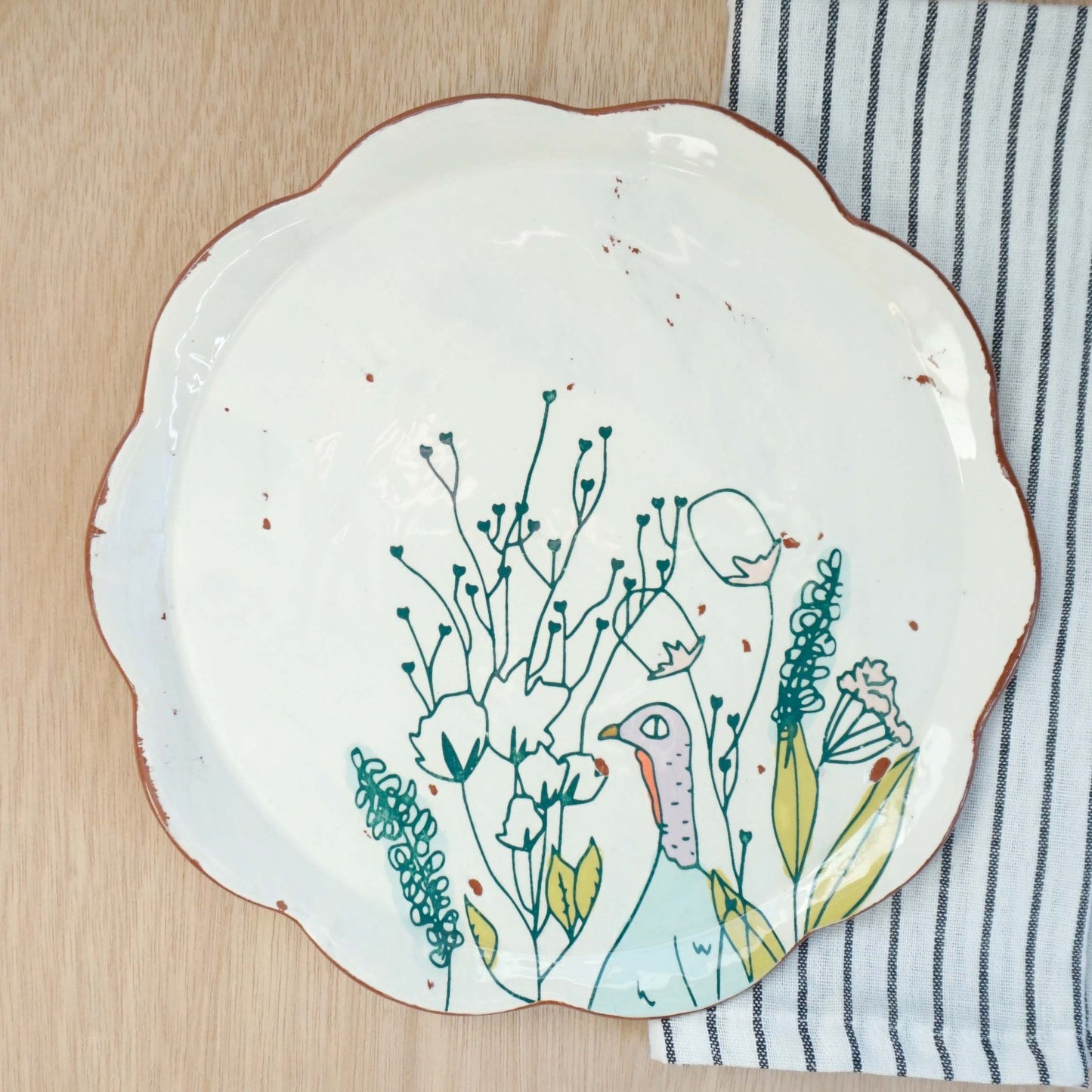 Turkey Meadow Dinner Plate