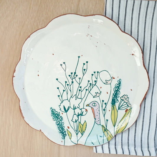 Turkey Meadow Dinner Plate