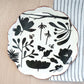 Scatterling BW Dinner Plate