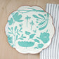 Scatterling Turquoise Dinner Plate
