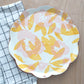 Joyleaf Dinner Plate Yellow Pink
