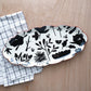 Scatterling BW Oval Platter