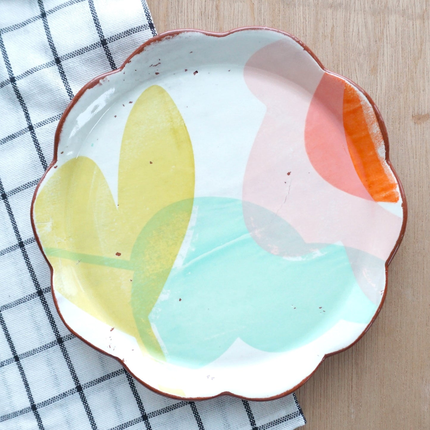 Sunlit Layers Dessert Plate