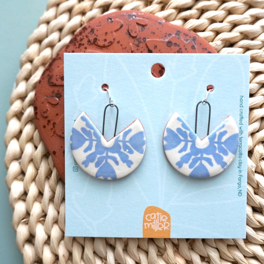 Whig Rose Dangle Earrings