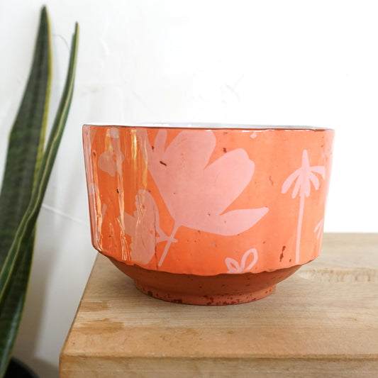 Scatterling Coral Cereal Bowl