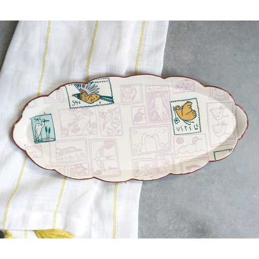 Duck Stamp Oval Platter