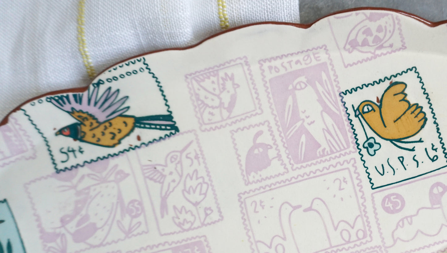 Duck Stamp Oval Platter
