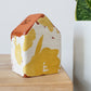 Scatterling Chartreuse 3.625" House Sculpture