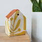 Scatterling Chartreuse 3.625" House Sculpture